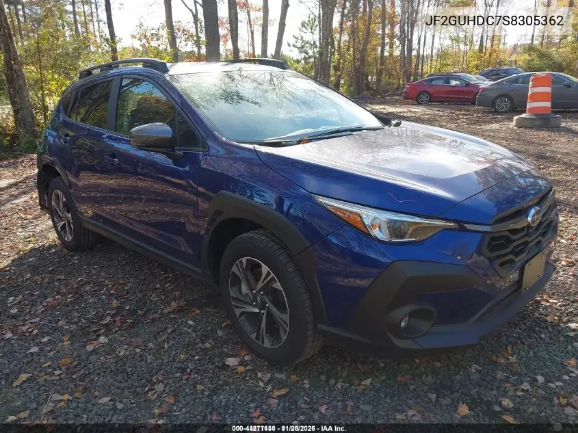 JF2GUHDC7S8305362 2025 Subaru Crosstrek Premium