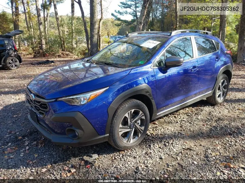 JF2GUHDC7S8305362 2025 Subaru Crosstrek Premium