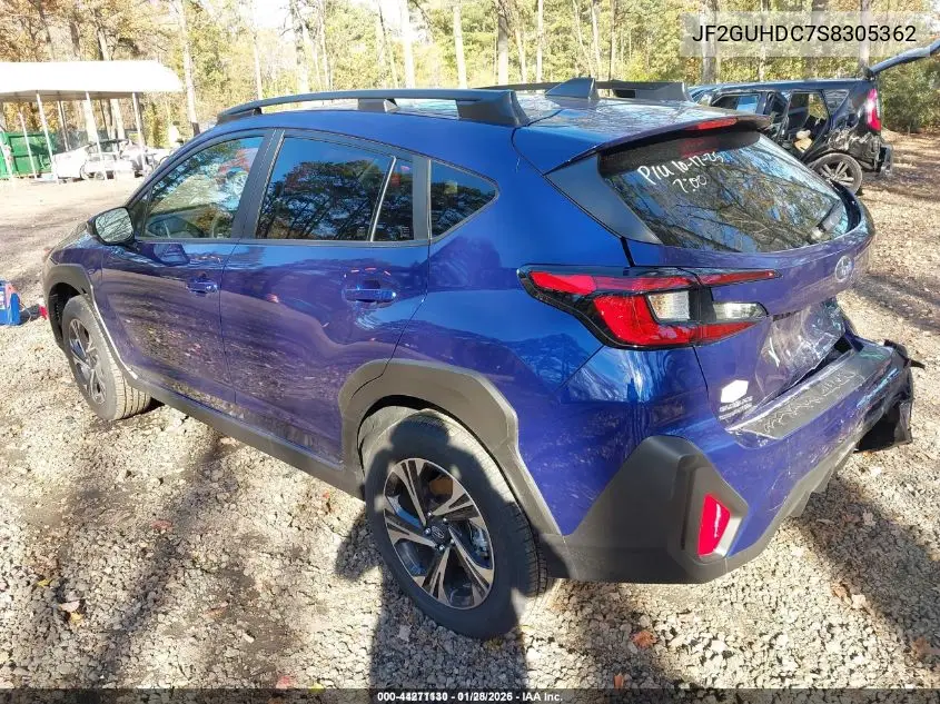 JF2GUHDC7S8305362 2025 Subaru Crosstrek Premium