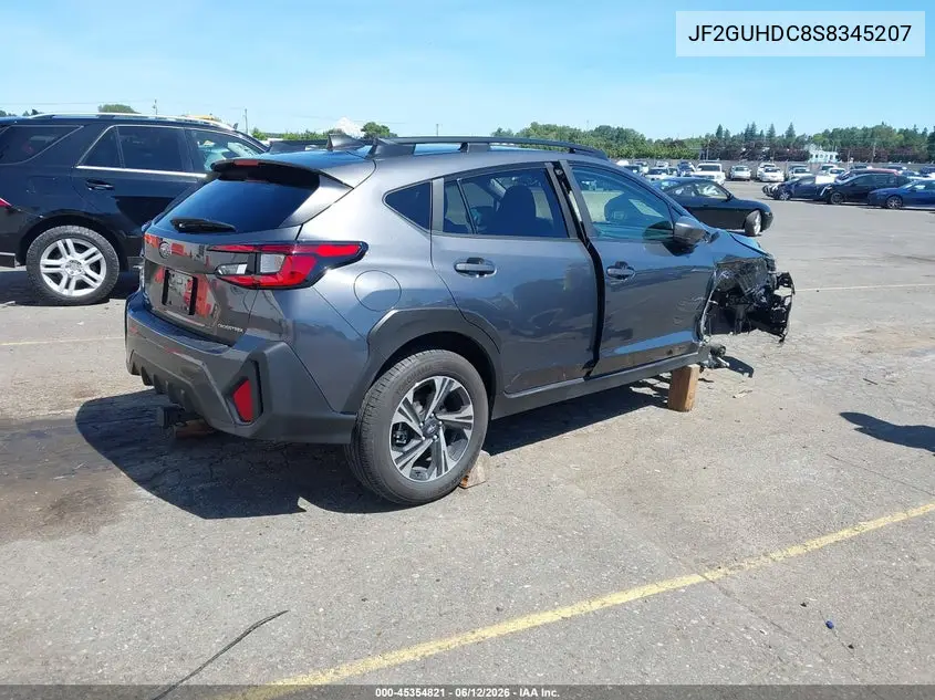 2025 Subaru Crosstrek Premium VIN: JF2GUHDC8S8345207 Lot: 45354821