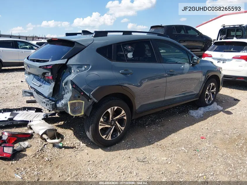 2025 Subaru Crosstrek Premium VIN: JF2GUHDC0S8265593 Lot: 45553835