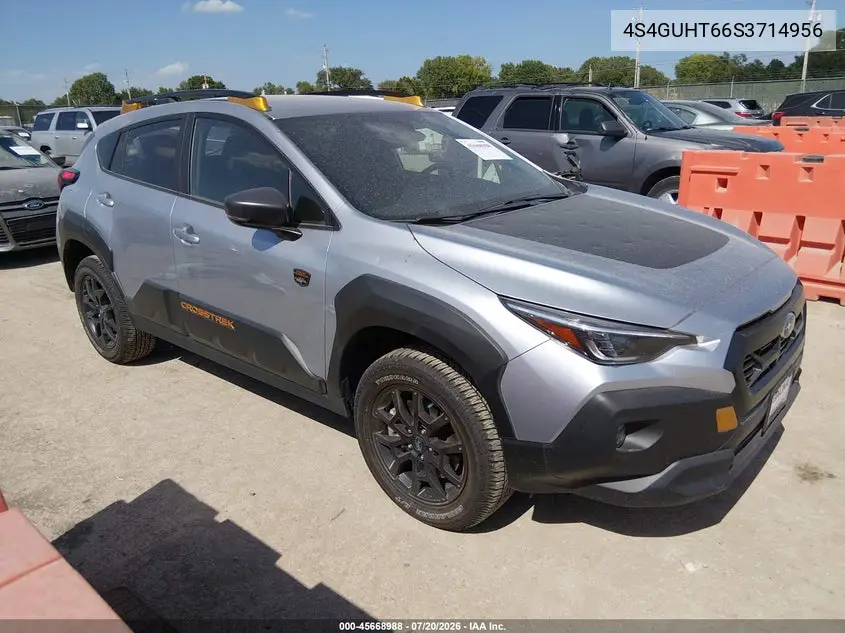2025 Subaru Crosstrek Wilderness VIN: 4S4GUHT66S3714956 Lot: 45668988