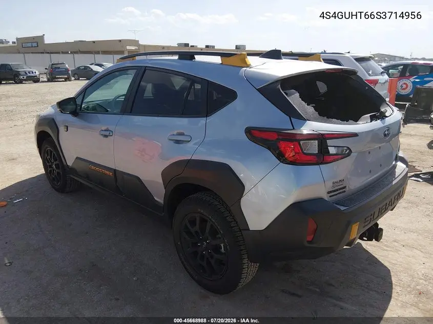 2025 Subaru Crosstrek Wilderness VIN: 4S4GUHT66S3714956 Lot: 45668988