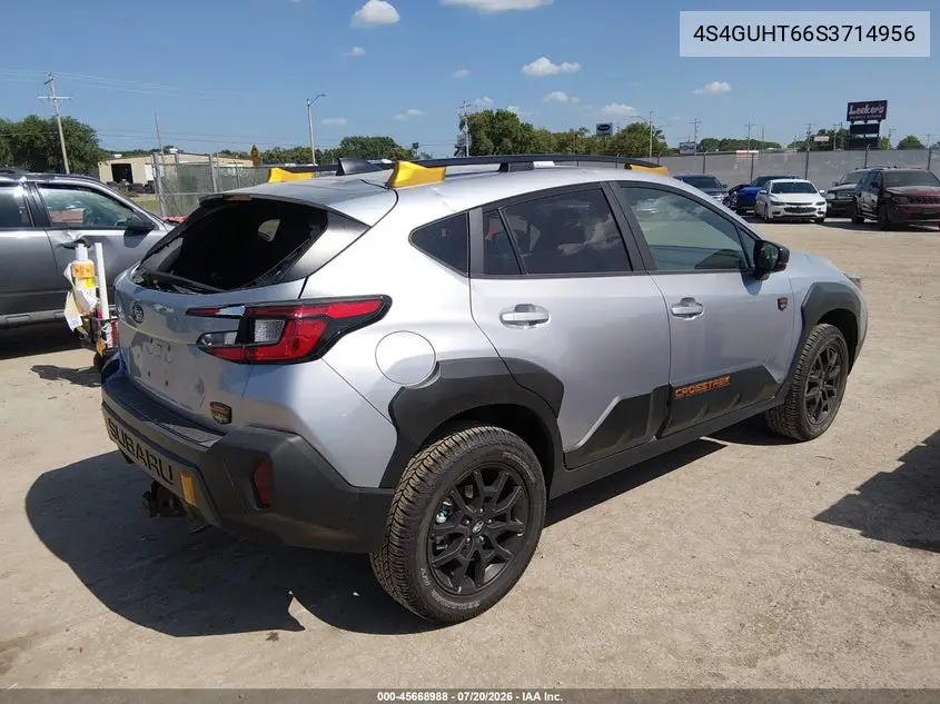 2025 Subaru Crosstrek Wilderness VIN: 4S4GUHT66S3714956 Lot: 45668988