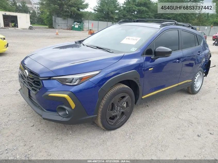 2025 Subaru Crosstrek Sport VIN: 4S4GUHF68S3737442 Lot: 45672114