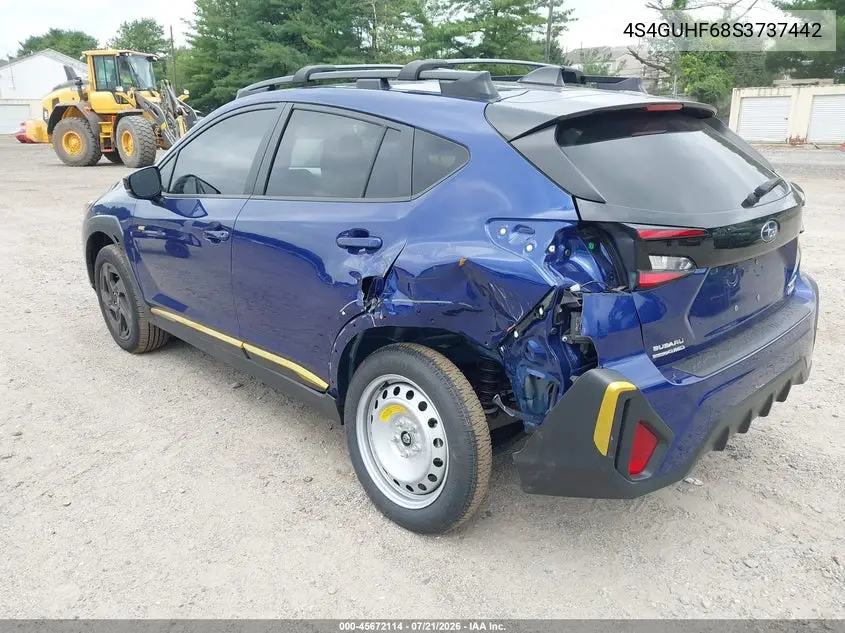 2025 Subaru Crosstrek Sport VIN: 4S4GUHF68S3737442 Lot: 45672114