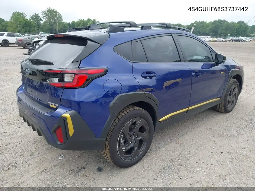 2025 Subaru Crosstrek Sport VIN: 4S4GUHF68S3737442 Lot: 45672114