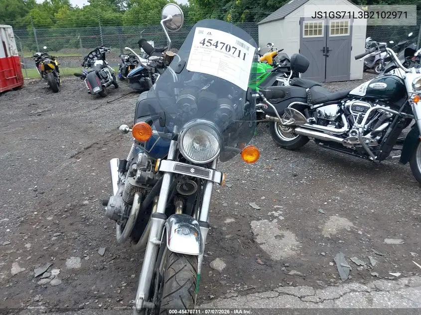 1981 Suzuki Gs850 Gl VIN: JS1GS71L3B2102971 Lot: 45470711