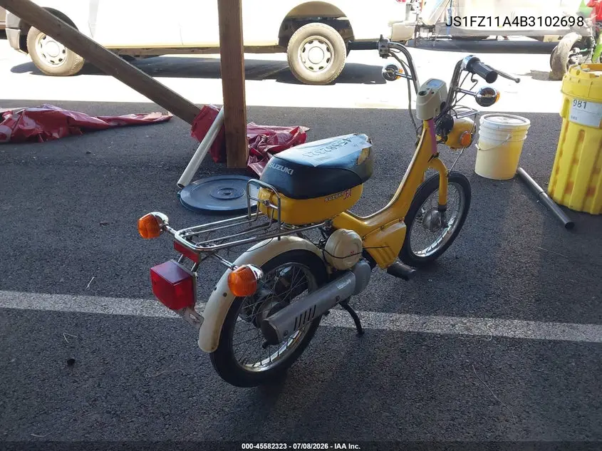 1981 Suzuki Fa50 Mzd VIN: JS1FZ11A4B3102698 Lot: 45582323