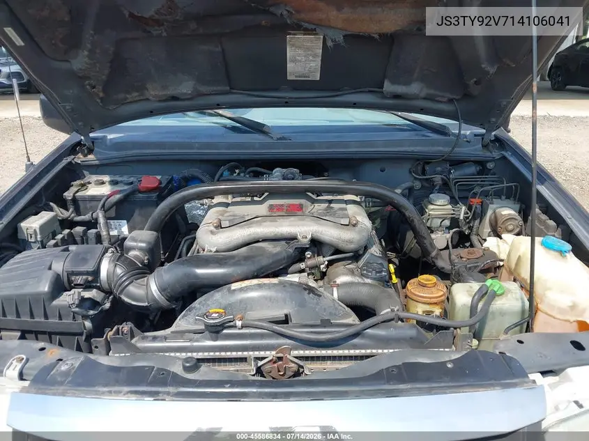 2001 Suzuki Grand Vitara Xl-7 Plus/Standard/Touring VIN: JS3TY92V714106041 Lot: 45586834