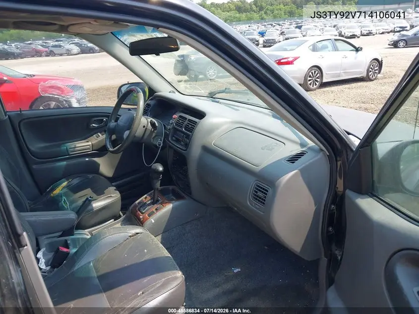 2001 Suzuki Grand Vitara Xl-7 Plus/Standard/Touring VIN: JS3TY92V714106041 Lot: 45586834