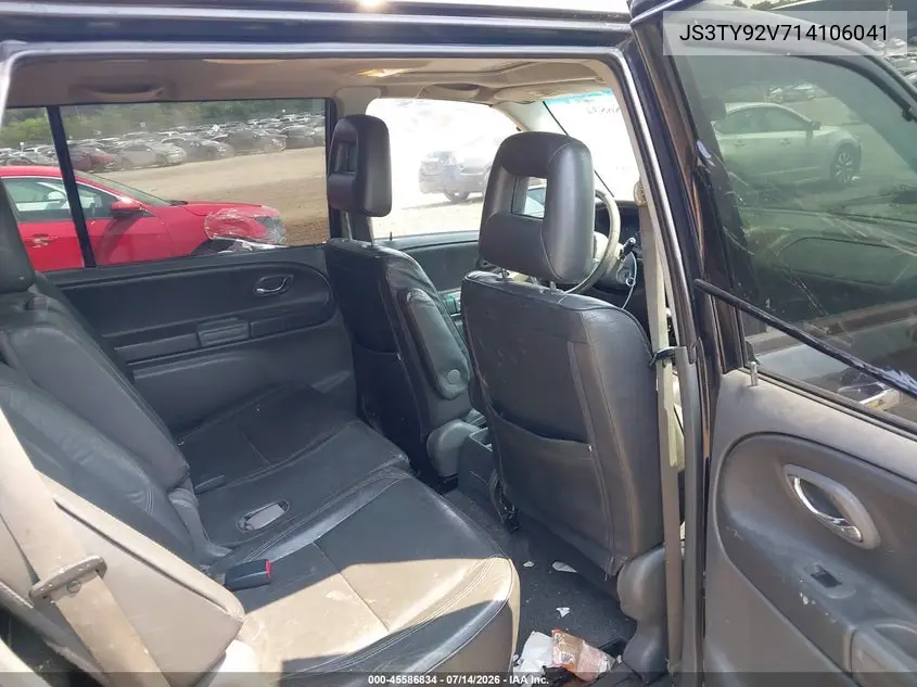 2001 Suzuki Grand Vitara Xl-7 Plus/Standard/Touring VIN: JS3TY92V714106041 Lot: 45586834