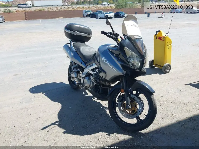 2002 Suzuki Dl1000 VIN: JS1VT53AX22101093 Lot: 45640865