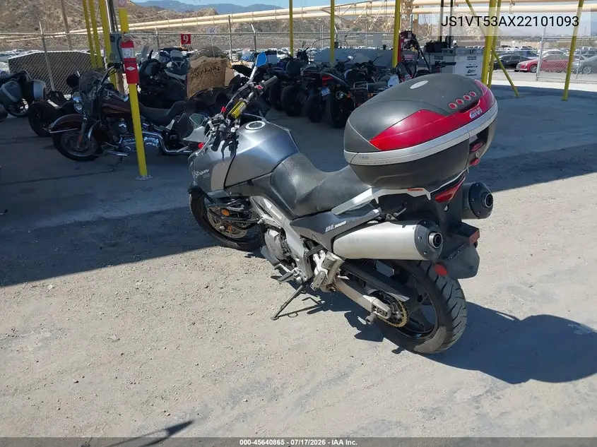 2002 Suzuki Dl1000 VIN: JS1VT53AX22101093 Lot: 45640865