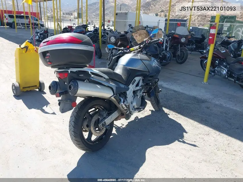 2002 Suzuki Dl1000 VIN: JS1VT53AX22101093 Lot: 45640865