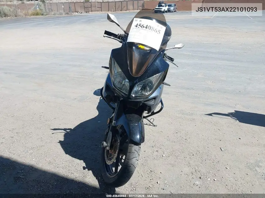 2002 Suzuki Dl1000 VIN: JS1VT53AX22101093 Lot: 45640865