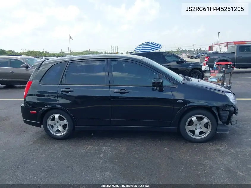 2004 Suzuki Aerio Sx VIN: JS2RC61H445251205 Lot: 45575507