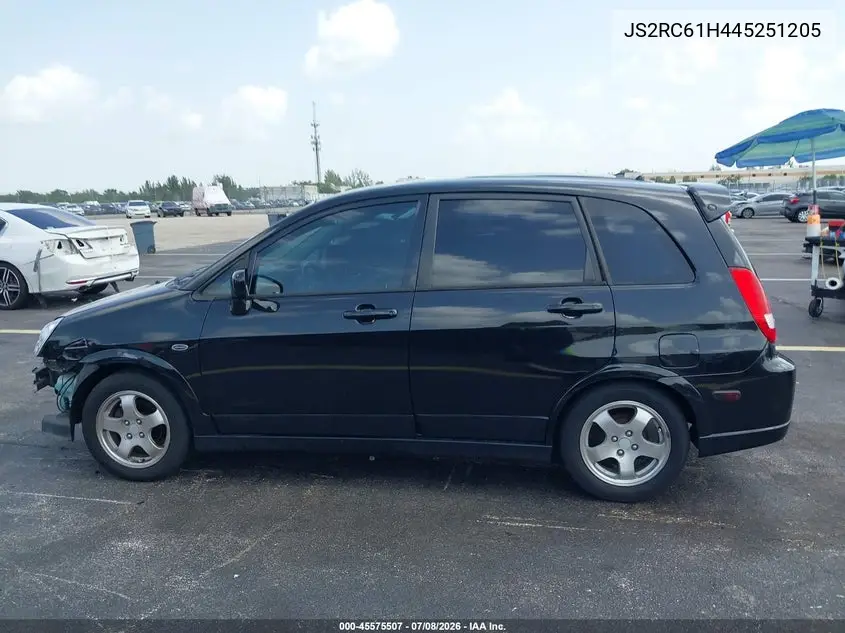 2004 Suzuki Aerio Sx VIN: JS2RC61H445251205 Lot: 45575507