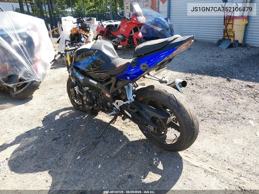 2005 Suzuki Gsx-R600 K VIN: JS1GN7CA352106879 Lot: 45143120