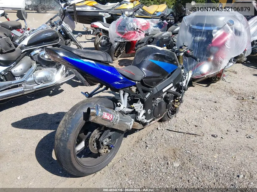 2005 Suzuki Gsx-R600 K VIN: JS1GN7CA352106879 Lot: 45143120