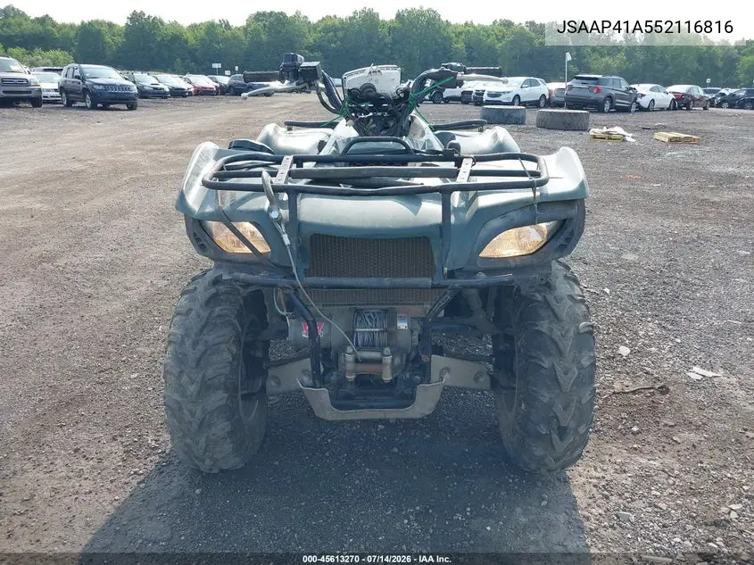 2005 Suzuki Lt-A700 Xk5 VIN: JSAAP41A552116816 Lot: 45613270