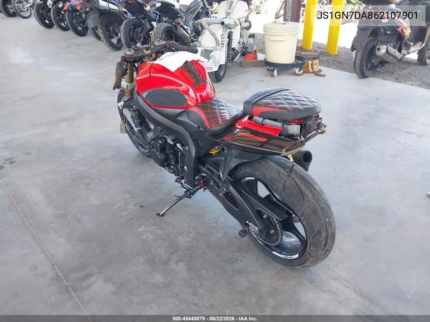 2006 Suzuki Gsx-R600 K6 VIN: JS1GN7DA862107901 Lot: 45445879