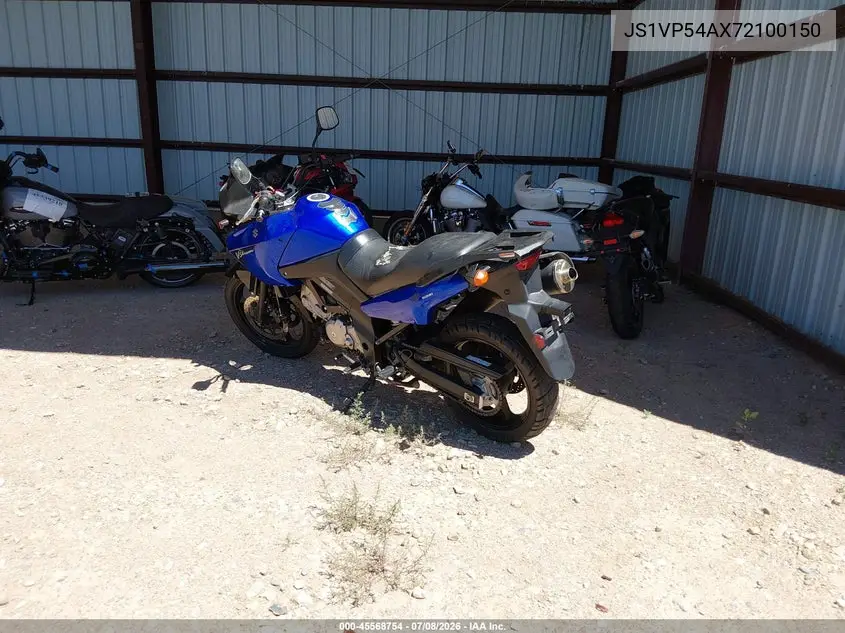 2007 Suzuki Dl650 VIN: JS1VP54AX72100150 Lot: 45568754