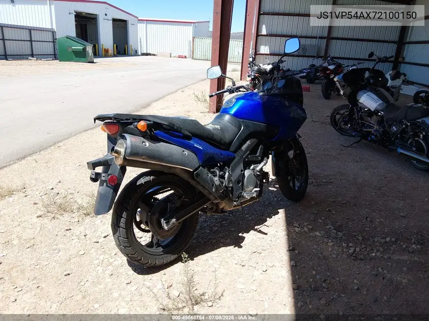 2007 Suzuki Dl650 VIN: JS1VP54AX72100150 Lot: 45568754