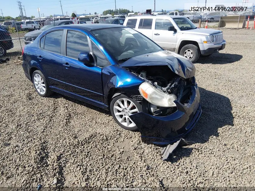 2009 Suzuki Sx4 Sport/Sport Technology VIN: JS2YC414496202097 Lot: 45446286