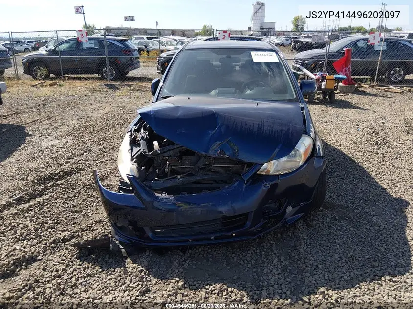 2009 Suzuki Sx4 Sport/Sport Technology VIN: JS2YC414496202097 Lot: 45446286