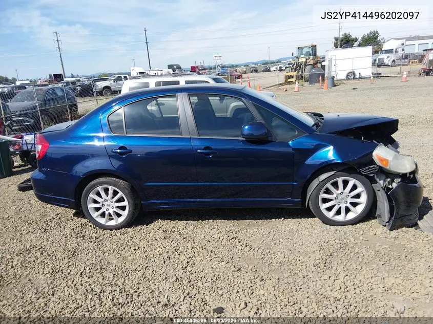 2009 Suzuki Sx4 Sport/Sport Technology VIN: JS2YC414496202097 Lot: 45446286