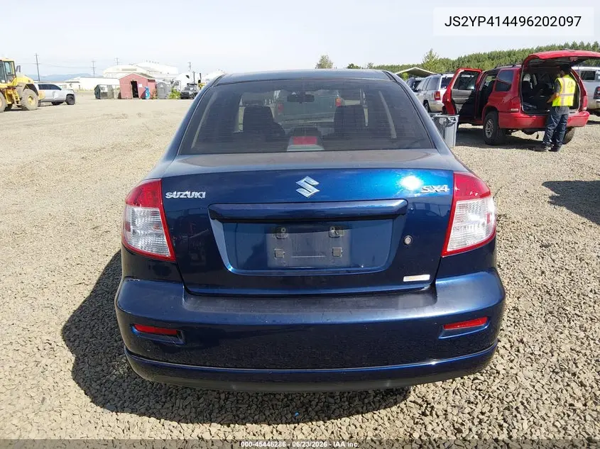 2009 Suzuki Sx4 Sport/Sport Technology VIN: JS2YC414496202097 Lot: 45446286
