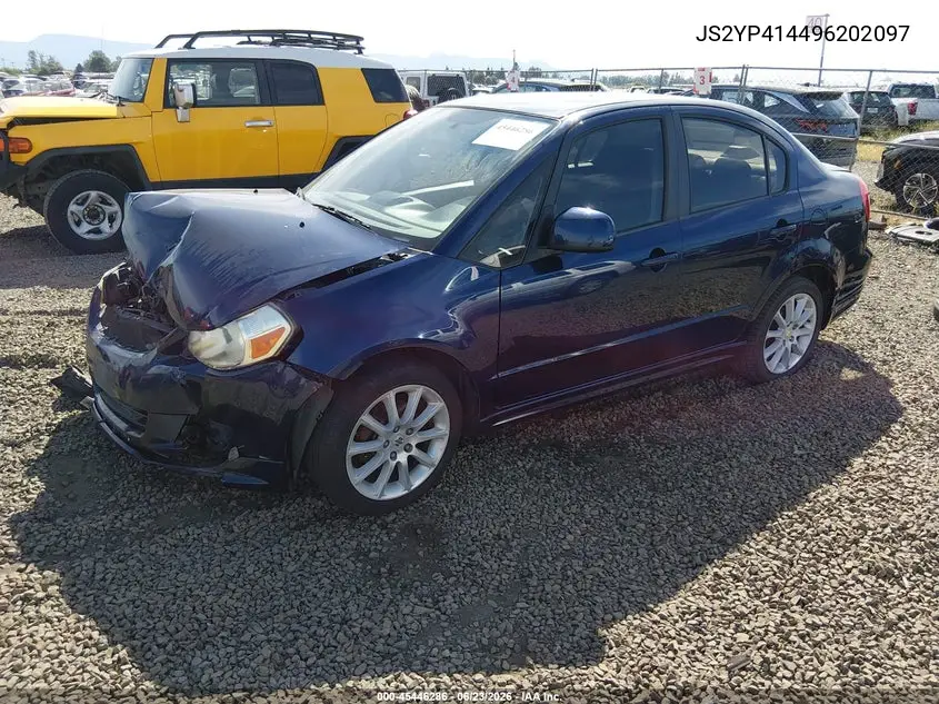 2009 Suzuki Sx4 Sport/Sport Technology VIN: JS2YC414496202097 Lot: 45446286