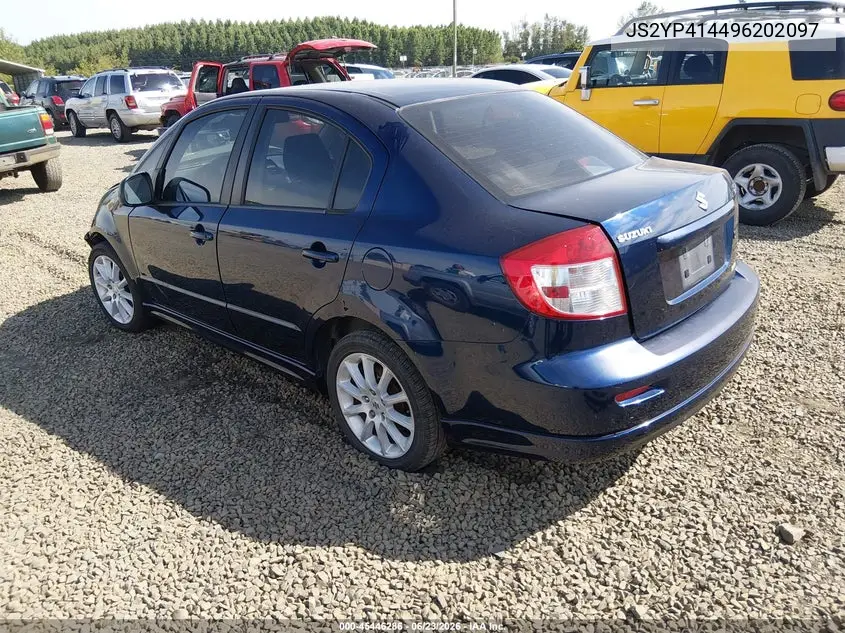 2009 Suzuki Sx4 Sport/Sport Technology VIN: JS2YC414496202097 Lot: 45446286