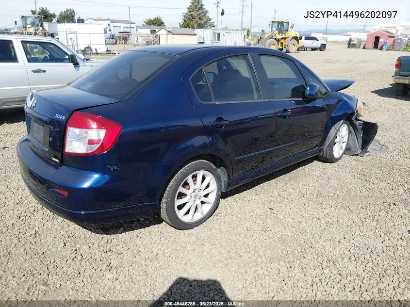 2009 Suzuki Sx4 Sport/Sport Technology VIN: JS2YC414496202097 Lot: 45446286