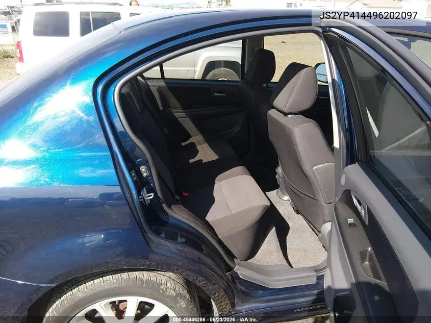 2009 Suzuki Sx4 Sport/Sport Technology VIN: JS2YC414496202097 Lot: 45446286