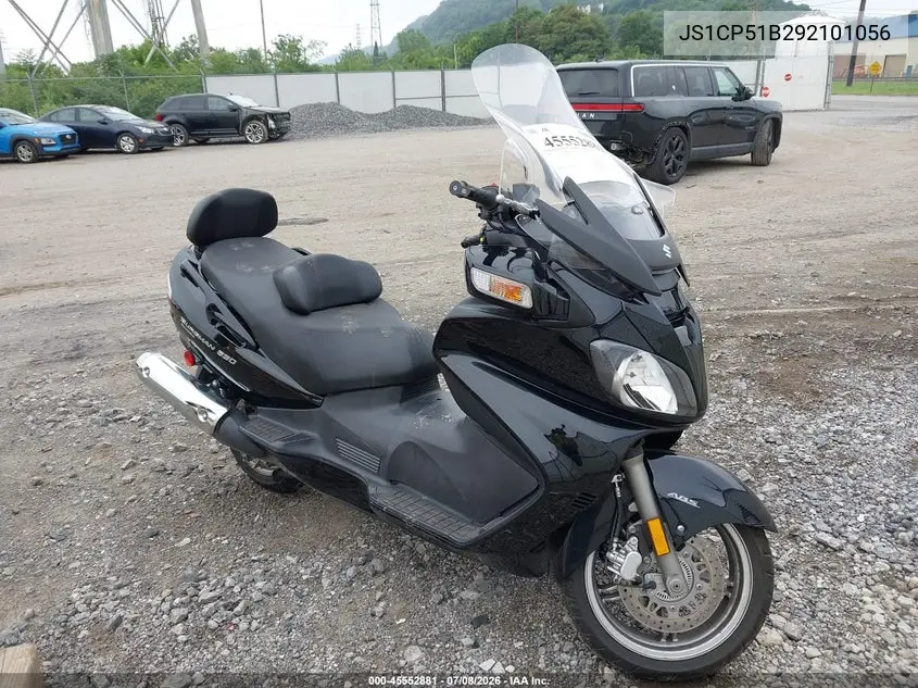 2009 Suzuki An650 A VIN: JS1CP51B292101056 Lot: 45552881