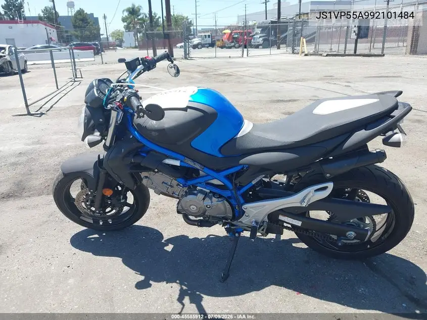 2009 Suzuki Sfv650 VIN: JS1VP55A992101484 Lot: 45585912