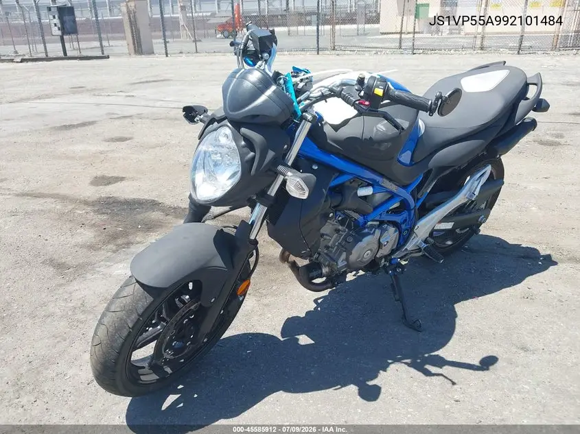 2009 Suzuki Sfv650 VIN: JS1VP55A992101484 Lot: 45585912