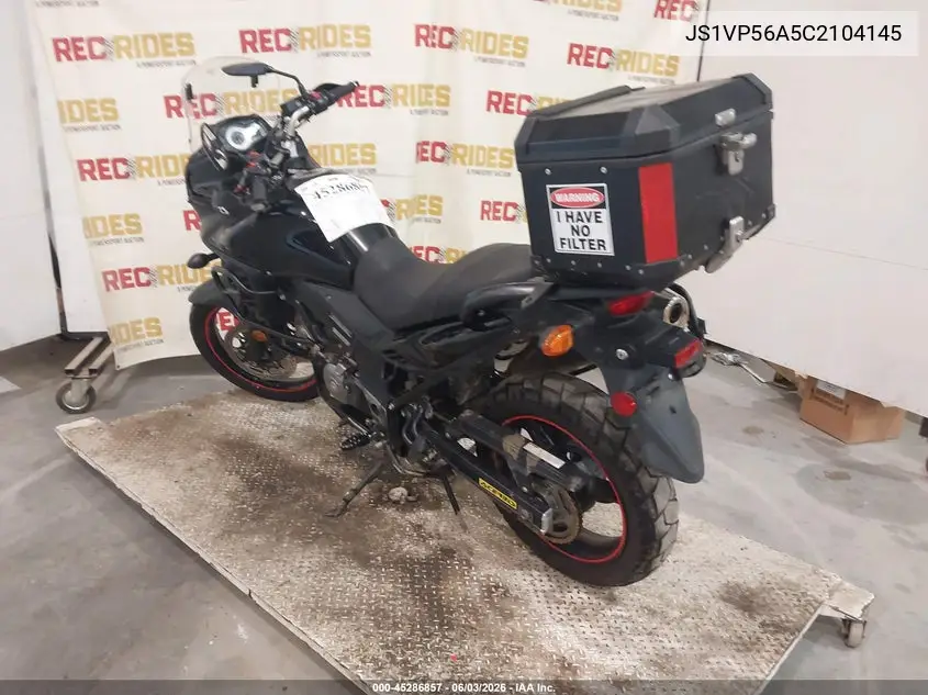 2012 Suzuki Dl650 A VIN: JS1VP56A5C2104145 Lot: 45286857