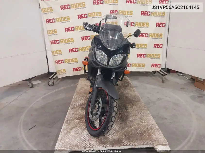 2012 Suzuki Dl650 A VIN: JS1VP56A5C2104145 Lot: 45286857