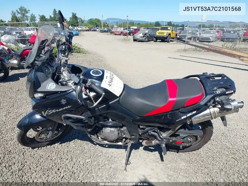 2012 Suzuki Dl1000 VIN: JS1VT53A7C2101568 Lot: 45602422