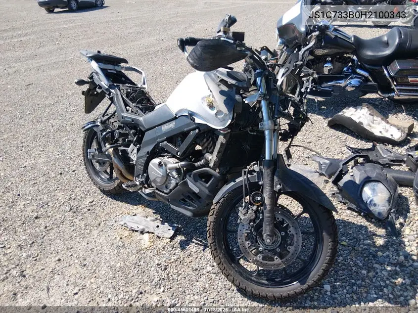 2017 Suzuki Dl650 A/X VIN: JS1C733B0H2100343 Lot: 45601498