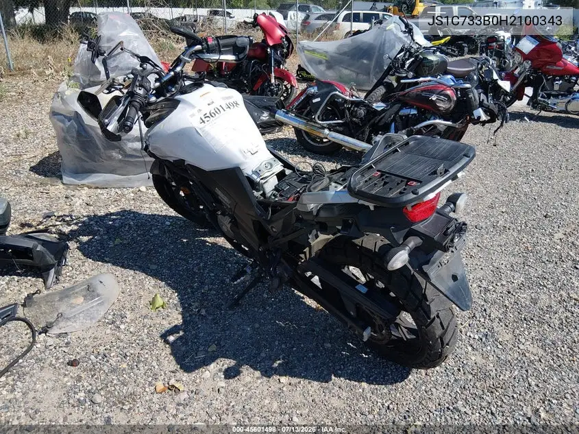 2017 Suzuki Dl650 A/X VIN: JS1C733B0H2100343 Lot: 45601498
