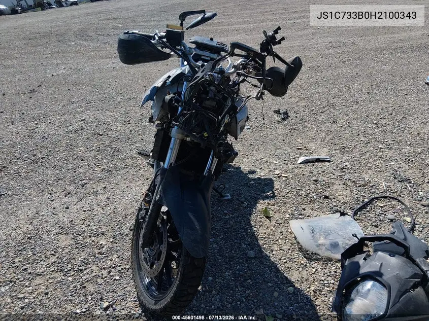 2017 Suzuki Dl650 A/X VIN: JS1C733B0H2100343 Lot: 45601498