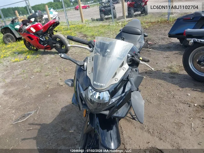 2018 Suzuki Gsx250R VIN: LC6DN11A8J1102704 Lot: 12646860