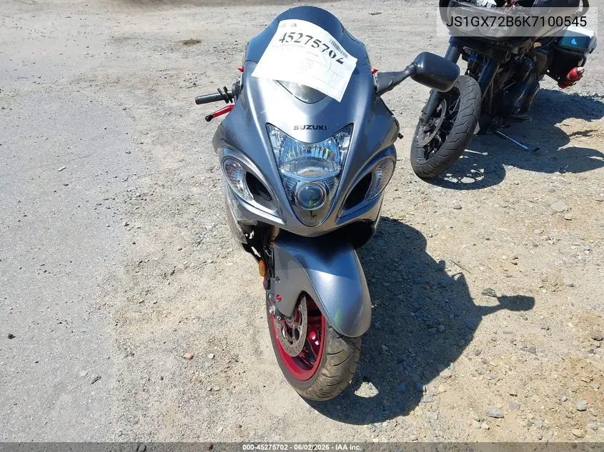 2019 Suzuki Gsx1300 Ra VIN: JS1GX72B6K7100545 Lot: 45275702