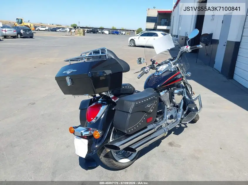 2019 Suzuki Vl800 M/Tm VIN: JS1VS55A3K7100841 Lot: 45597170