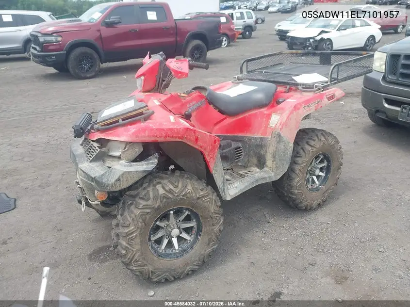 2020 Suzuki Atv VIN: 05SADW11EL7101957 Lot: 45584032