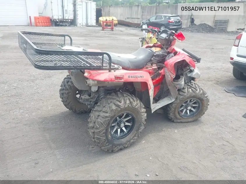 2020 Suzuki Atv VIN: 05SADW11EL7101957 Lot: 45584032